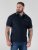 D555 Barret Interlock Jacquard Collar & Cuffs Polo Navy - Polo marškinėliai - Polo marškinėliai - 2XL-8XL