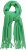 Ulla Popken Trendy Boucle Yarn Fringe Knit Scarf Green - Aksesuarai - 