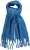 Ulla Popken Trendy Boucle Yarn Fringe Knit Scarf Teal Blue - Aksesuarai - 