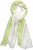 Ulla Popken Ombre Linen Blend Scarf Lime Green - Aksesuarai - 