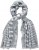 Ulla Popken Striped Statement Scarf Grey - Aksesuarai - 
