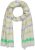 Ulla Popken Glitter Effect Scarf Lime - Aksesuarai - 