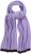 Ulla Popken Two Tone Knit Scarf Lavender - Aksesuarai - 
