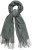Ulla Popken Fringed Scarf Graphite Grey - Aksesuarai - 