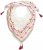 Ulla Popken Tassel Embroidery Scarf Snow White - Aksesuarai - 