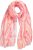 Ulla Popken Tie Dye Striped Scarf Magenta Pink - Aksesuarai - 