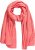 Ulla Popken Muslin Scarf Dark Coral - Aksesuarai - 