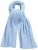 Ulla Popken Ribbed Knit Scarf Blue - Aksesuarai - 