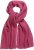 Ulla Popken Garter Stitch Knit Scarf Pink - Aksesuarai - 