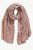 Ulla Popken Heather Knit Wool Blend Scarf Dark Pink - Aksesuarai - 