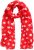 Ulla Popken Polka Dot Scarf Neon Red - Aksesuarai - 