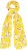 Ulla Popken Lemon Print Scarf Sun Yellow - Aksesuarai - 