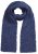Ulla Popken Marled Mix Yarn Wool Blend Scarf Deep Aqua - Aksesuarai - 