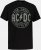 JP1880 AC/DC Graphic Comfort Fit Band T-Shirt Black - Marškinėliai - Marškinėliai - 2XL-14XL