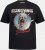 JP1880 Scorpions Blackout Graphic Comfort Fit Band T-Shirt Black - Marškinėliai - Marškinėliai - 2XL-14XL