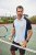 JP1880 FLEXNAMIC® QuickDry Tennis Polo Black-White-Blue - Sportiniai drabuziai & Outdoor - Dideliu dydziu sportiniai drabuziai vyrams