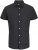 Jack & Jones Breeze Linen Blend Short Sleeve Shirt Black - Marškiniai - Marškiniai - 2XL-8XL