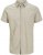 Jack & Jones Breeze Linen Blend Short Sleeve Shirt Beige - Marškiniai - Marškiniai - 2XL-8XL