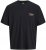 Jack & Jones Botaniq Crew Neck T-Shirt Black - Marškinėliai - Marškinėliai - 2XL-14XL