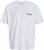 Jack & Jones Botaniq Crew Neck T-Shirt Bright White - Marškinėliai - Marškinėliai - 2XL-14XL