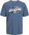 Jack & Jones Hawaii Shape Crew Neck T-Shirt Blue - Marškinėliai - Marškinėliai - 2XL-14XL