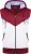 Kam Jeans TS006 Retro Pannelled Tracky Set (Shorts/Sleeveless Hoodie) Red - Treningai - "Didelių dydžių sportiniai kostiumai vyrams "
