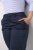 Kaffe Curve Leana Chino 7/8 Kelnės Vidurnakčio Jūrinė Mėlyna - Džinsai & Kelnės Didelėse Dydžiuose – Plus Size - 