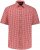 JP1880 Shirt Traditional Checked Short Sleeve Red - Marškiniai - Marškiniai - 2XL-8XL