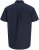 Jack & Jones Henry Slub Short Sleeve Navy - Marškiniai - Marškiniai - 2XL-8XL