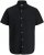 Jack & Jones Breeze Linen Short Sleeve Shirt Black - Marškiniai - Marškiniai - 2XL-8XL