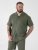 D555 Connor Stretch Cuban Collar Reosrt Short Sleeve Shirt Khaki - Marškiniai - Marškiniai - 2XL-8XL