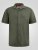 D555 Connor Stretch Cuban Collar Reosrt Short Sleeve Shirt Khaki - Marškiniai - Marškiniai - 2XL-8XL