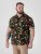 D555 Gordon Hawaiian AOP Cuvan Collar Resort Short Sleeve Black - Marškiniai - Marškiniai - 2XL-8XL