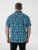 D555 Hawkins Printed Cuban Collar Resort Short Sleeve Shirt Teal - Marškiniai - Marškiniai - 2XL-8XL