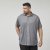 North Latitude 61116 Melanžiniai Pikė Marškinėliai Trumpomis Rankovėmis Pilka - Polo marškinėliai - Polo marškinėliai - 2XL-8XL