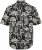 JP1880 Skull Pattern Jersey Short Sleeve Shirt Black - Marškiniai - Marškiniai - 2XL-8XL
