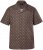 JP1880 Boxy Cuba Short Sleeve Shirt Brown - Marškiniai - Marškiniai - 2XL-8XL