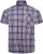 Kam Jeans 6339 Checked Short Sleeve Shirt Blue - Marškiniai - Marškiniai - 2XL-8XL