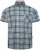 Kam Jeans 6339 Checked Short Sleeve Shirt Mineral Blue - Marškiniai - Marškiniai - 2XL-8XL