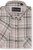 Kam Jeans 6339 Checked Short Sleeve Shirt Beige - Marškiniai - Marškiniai - 2XL-8XL