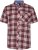 Kam Jeans 6368 Checked Short Sleeve Shirt Red - Marškiniai - Marškiniai - 2XL-8XL