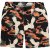 JP1880 Bermuda Shorts Floral All-over Print Black - Šortai - Šortai - W40-W60