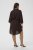 Kaffe Curve Mille Short Shirt Dress Black Coffee Brown - Mini suknelės - 
