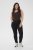 Kaffe Curve Lena Slim Jeans Black Deep - Džinsai - 