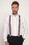 JP1880 Suspenders with Adjustable Length Burgundy Red - Aksesuarai - 