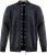 D555 Dereham 2 Knitted Sweater with Zipper Charcoal TALL - TALL džemperiai - 