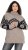 Ulla Popken Aztec Pattern Turtleneck Sweater Pebble Grey - Megztiniai ir džemperiai - 