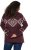 Ulla Popken Aztec Pattern Turtleneck Sweater Plum - Megztiniai ir džemperiai - 