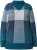 Ulla Popken Grand Check Long Sleeve Sweater Teal - Megztiniai ir džemperiai - 
