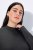 Ulla Popken Long Sleeves Mock Turtleneck Sweater Charcoal Grey Melange - Megztiniai ir džemperiai - Jaukūs džemperiai ir megztiniai